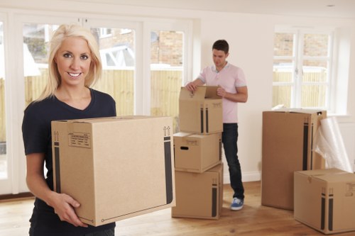 Professional packing materials ready for a move in New Barnet