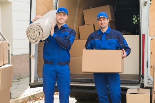 Local removals van ready for a New Barnet house move