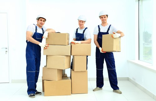 Movers loading a family home in New Barnet