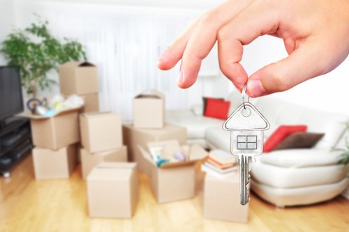 Local moving van prepared for New Barnet residential removals