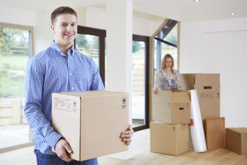 Commercial moving van support for a business relocation in New Barnet