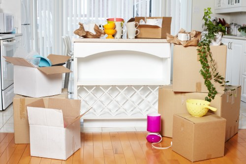 Local removals access considerations in a New Barnet street