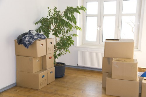Local removals van prepared for a New Barnet home or office move