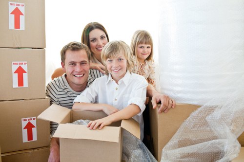 Moving truck service supporting a flat move in New Barnet
