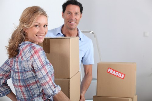 Safe and organised van loading by a trained removal team